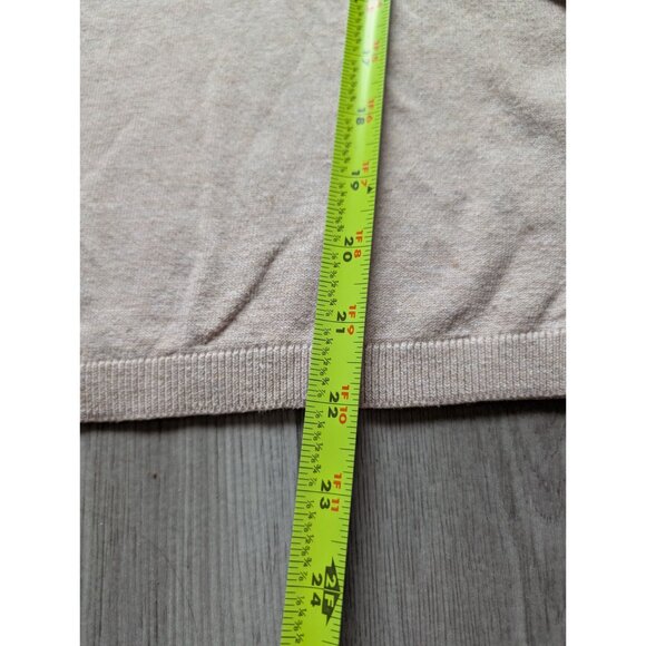 Talbots Petite Beige Sweater With Giraffe Graphic Long Sleeve Womens P - Picture 6 of 7